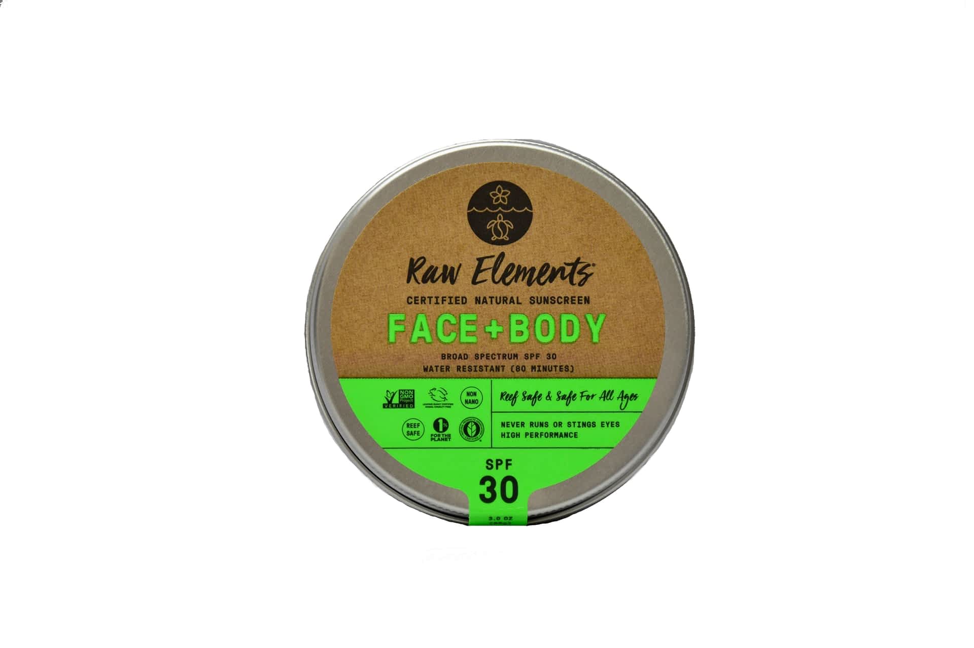 Raw elements face and body